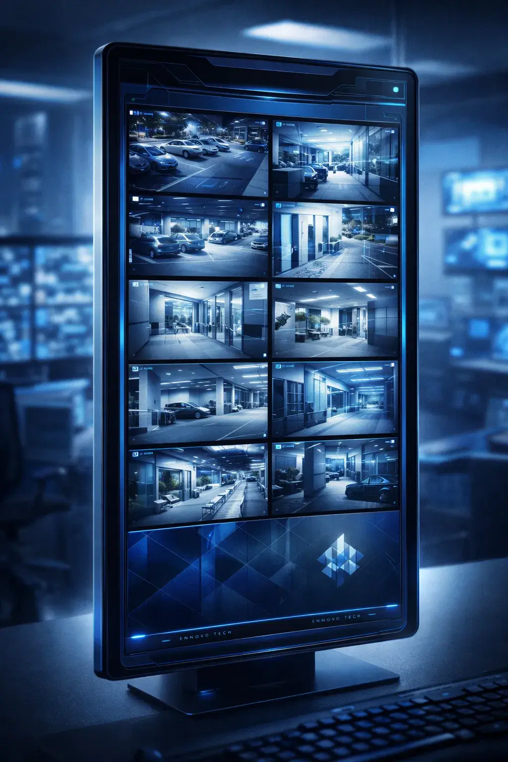 شاشة مراقبة ذكية لأنظمة كاميرات Hikvision