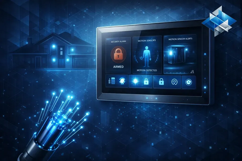 تكامل نظام الإنذار مع المنزل الذكي