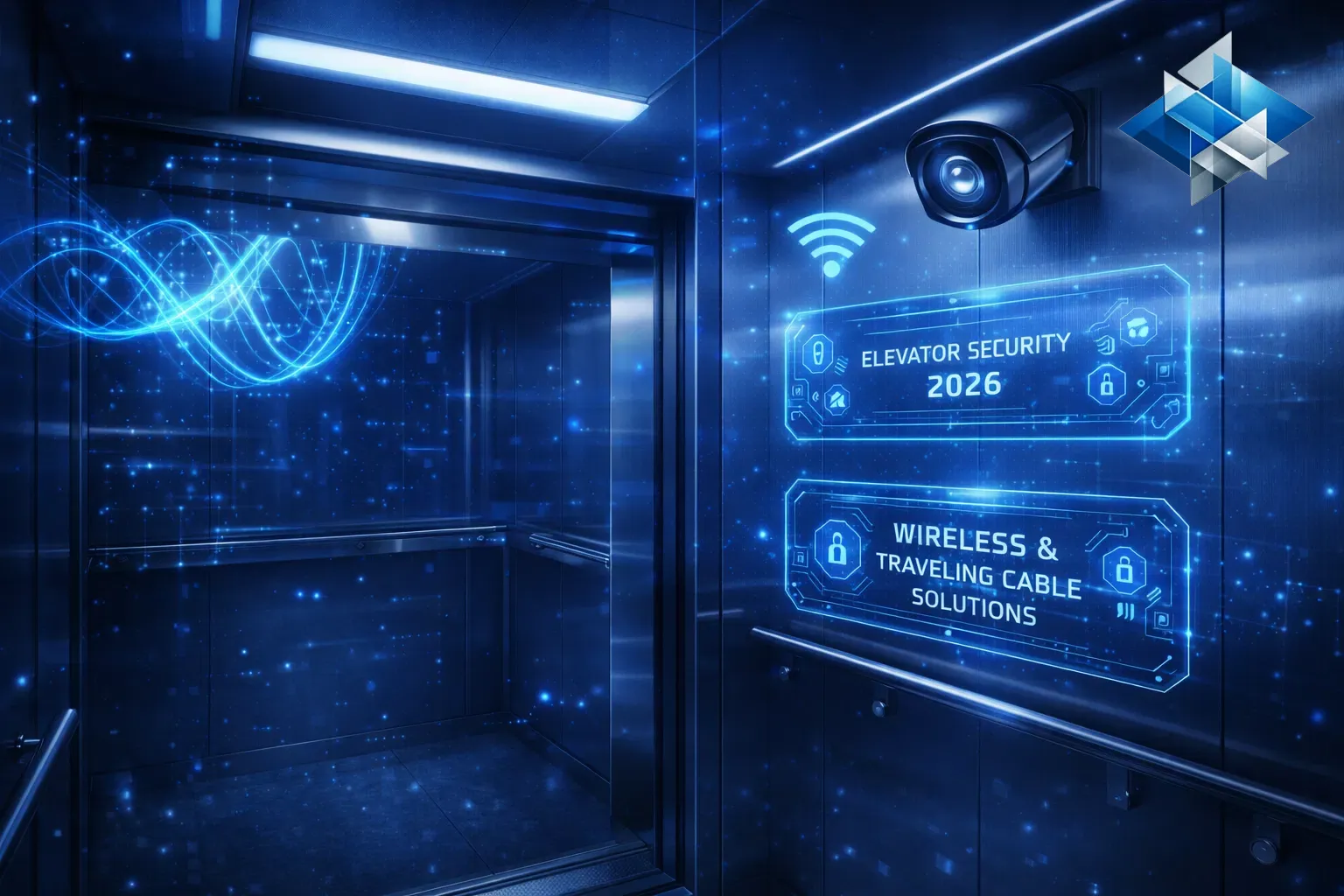 تركيب كاميرات المراقبة في المصاعد: الكابلات المتحركة والحلول اللاسلكية (2026)