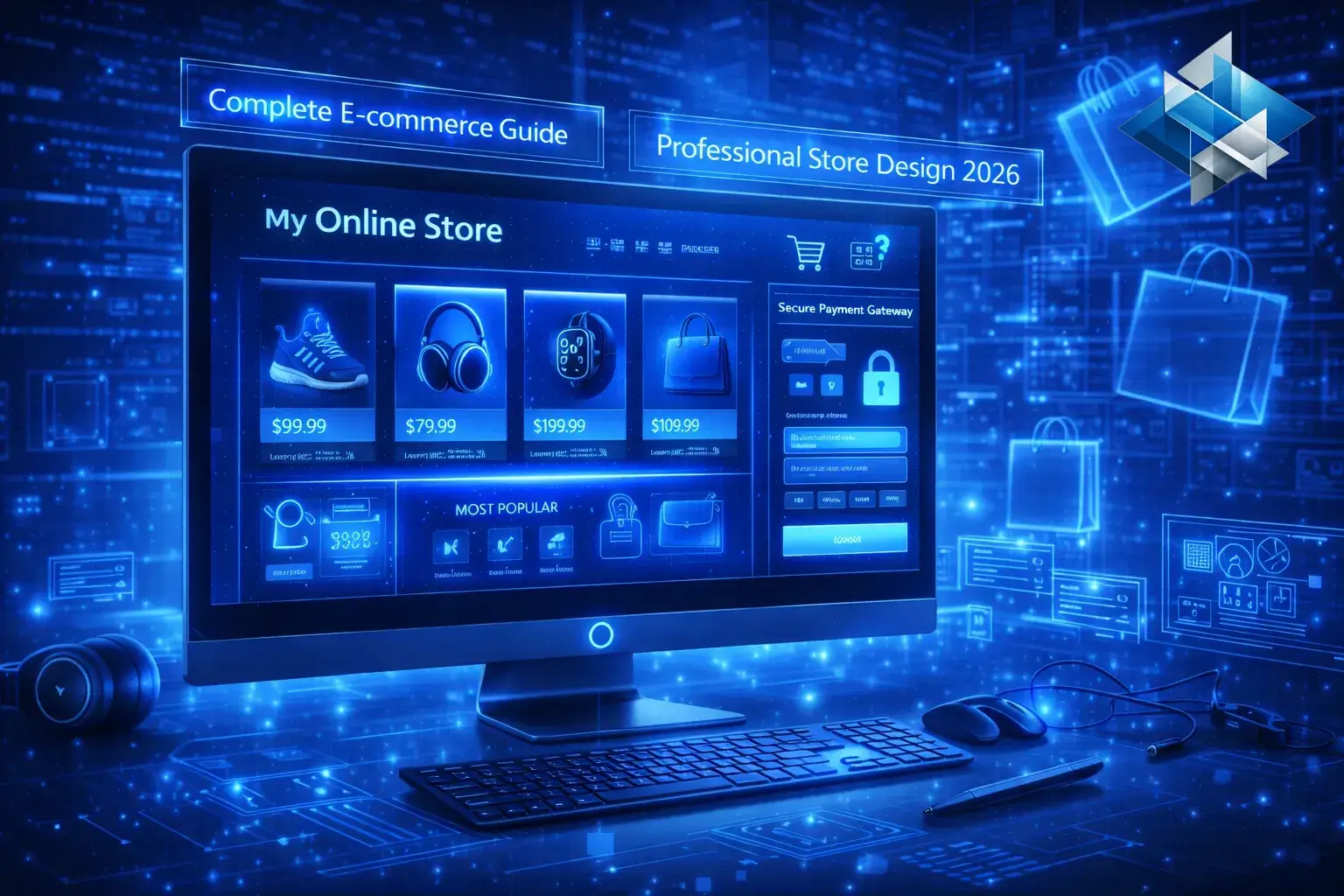 تصميم متجر إلكتروني احترافي: الدليل الكامل من الصفر