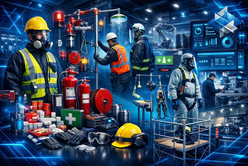 توريد وتركيب معدات السلامة للمصانع في المنطقة الشرقية