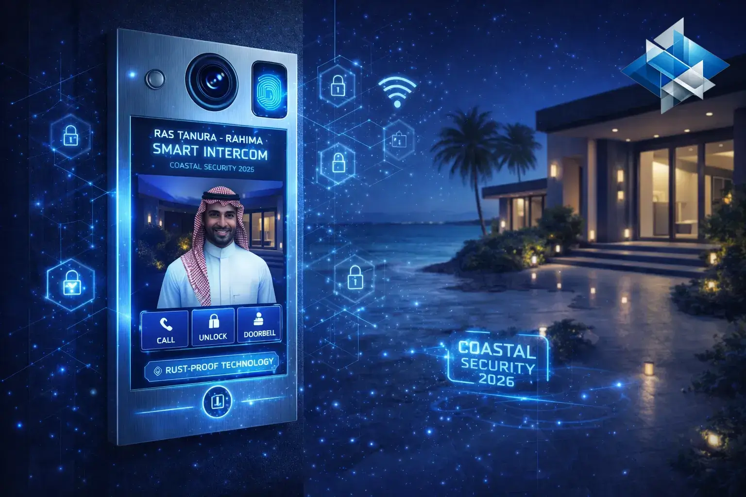 تركيب إنتركوم في رأس تنورة (رحيمة) - مقاوم للصدأ ورطوبة البحر 2026