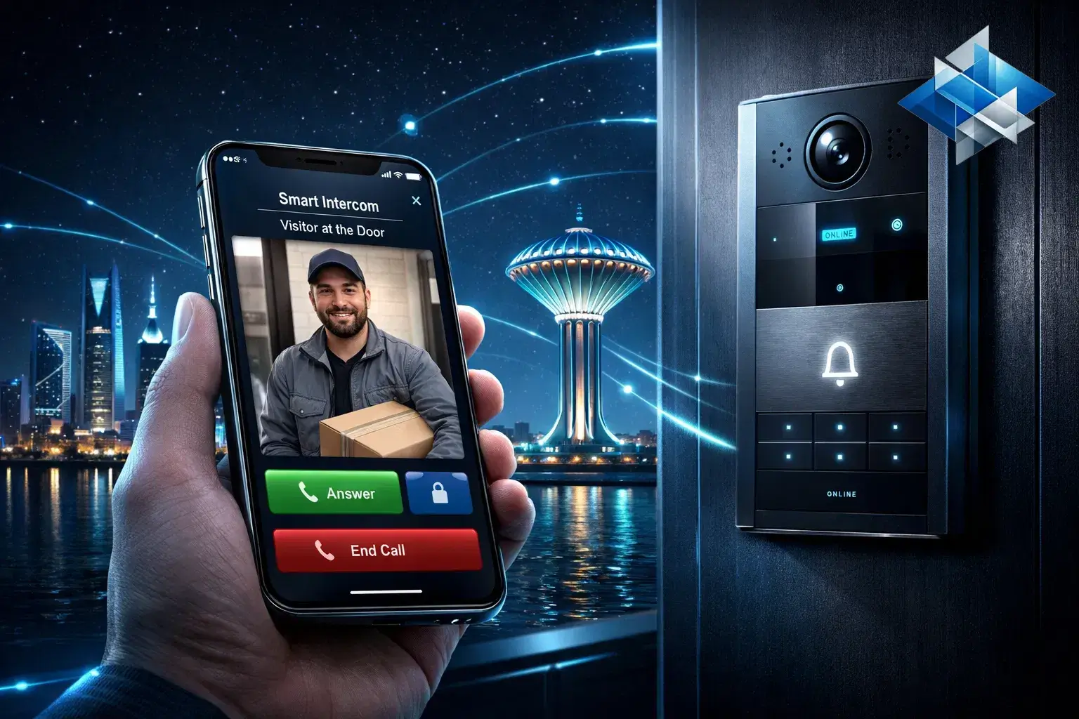 الإنتركوم عبر الجوال التحكم من أي مكان - الدمام والخبر 2026