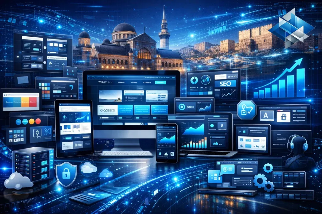 تصميم مواقع إلكترونية في دمشق: دليلك الشامل للحصول على موقع احترافي (2026)