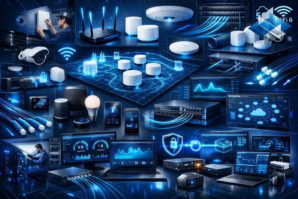 حلول الشبكات اللاسلكية للمنازل والمكاتب