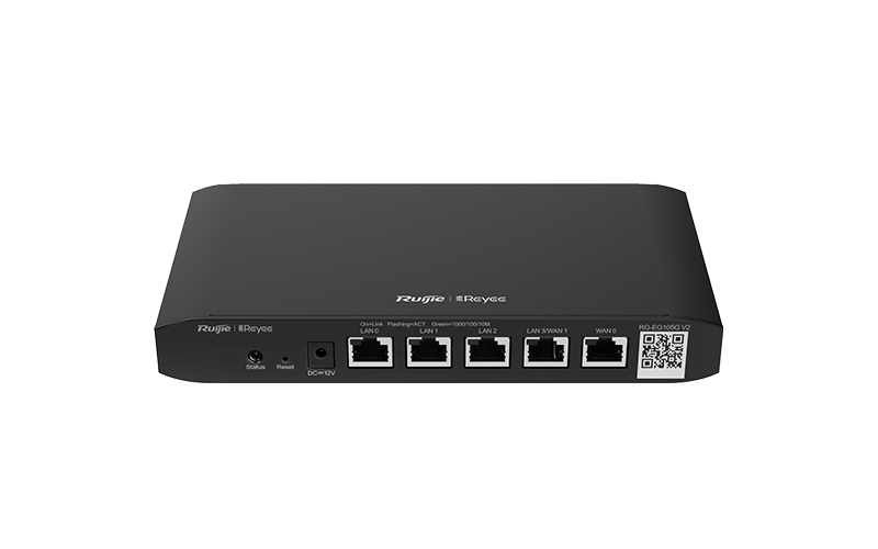 راوتر سحابي PoE Reyee RG-EG105G-P V2 (4 PoE) بقدرة 54W