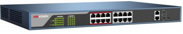 سويتش هيكفيجن 16 منفذ Smart PoE للمنطقة الشرقية – DS-3E1318P-EI/M