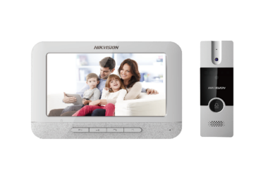 طقم اتصال فيديو IP هيكفيجن للمنازل الذكية – DS-KIS603-P