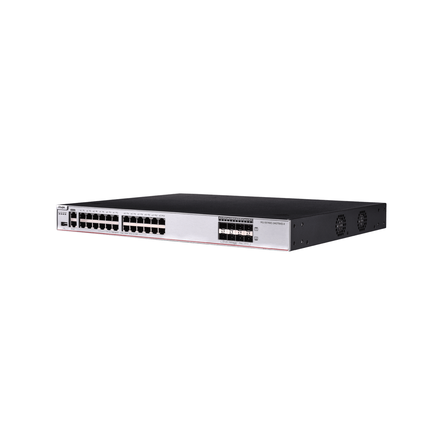 سويتش مُدار Layer 3 Ruijie RG-S5310-48GT4XS-P-E مع Uplink 10G